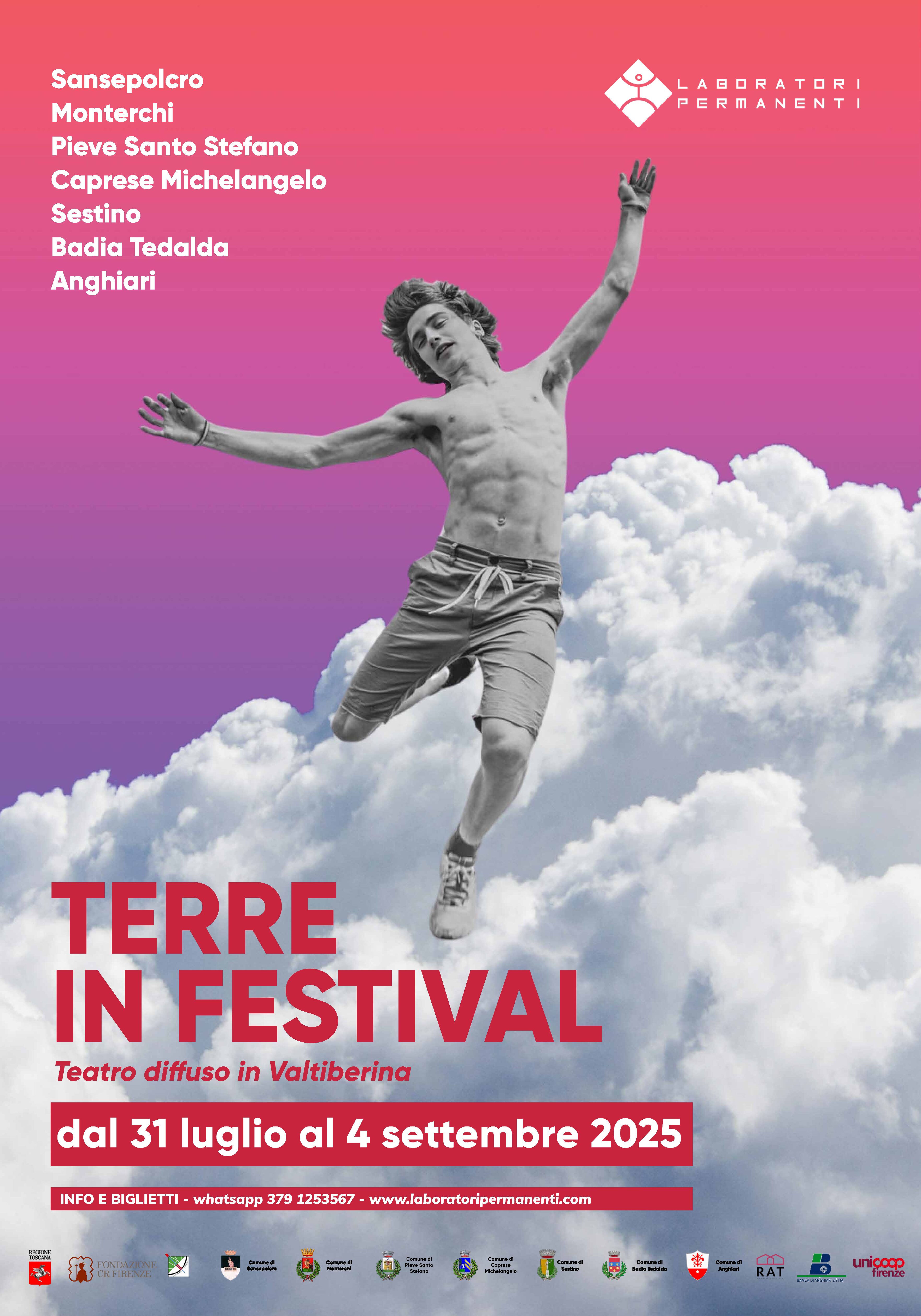 Prosegue TERRE IN FESTIVAL 2025 teatro diffuso in Valtiberina. Gli spettacoli dal 13 al 17 agosto