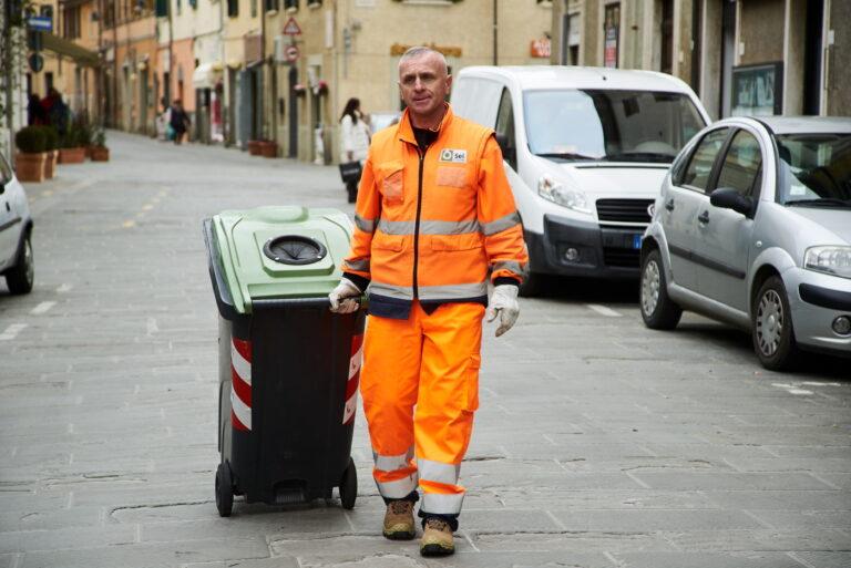 Sansepolcro, differenziata in crescita con il nuovo sistema di raccolta