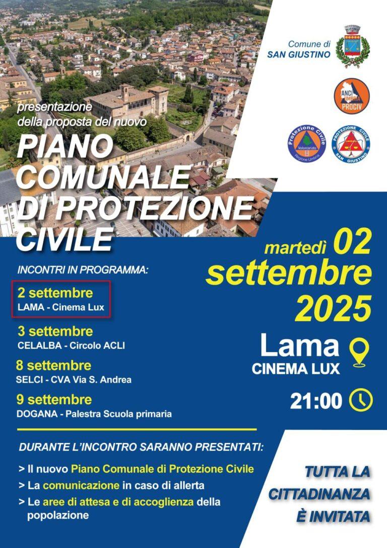 San Giustino – Nuovo Piano di Protezione Civile: presentazioni il 2 e 3 settembre