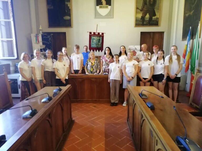 Le feste del Palio, occasione per rinnovare amicizie e tradizioni. Accolto in sala del Consiglio il gruppo ceco protagonista del concerto di domenica in Duomo