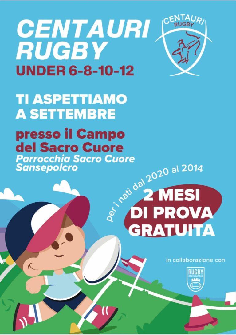 I Centauri Rugby tornano in campo a Sansepolcro: nuova stagione e nuovo campo