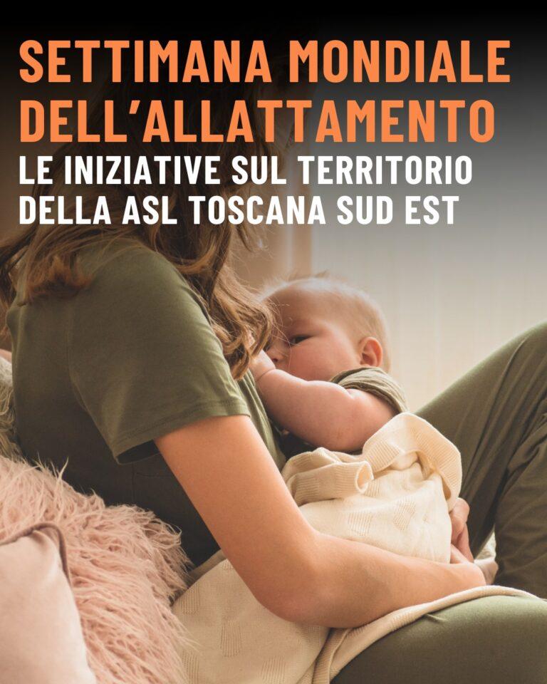 Settimana mondiale dell’allattamento: iniziative sul territorio della Asl Toscana Sud Est