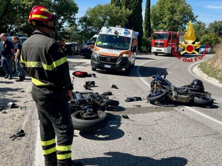 Scontro tra due moto lungo la strada apecchiese. Necessario l’intervento dell’elisoccorso