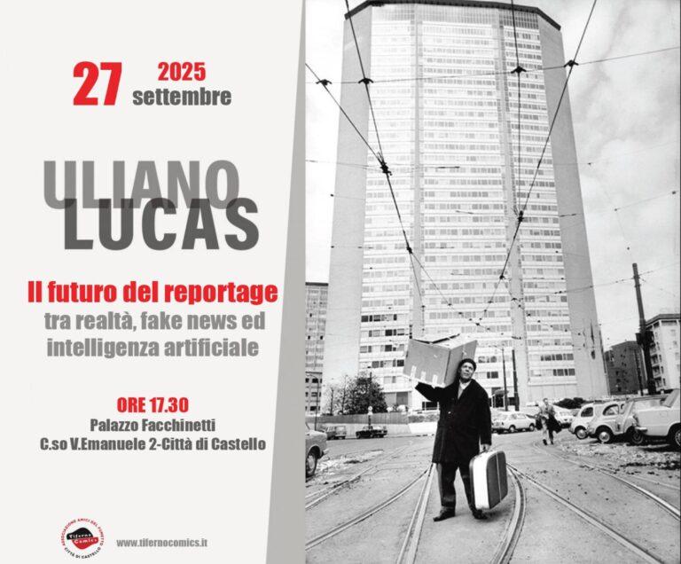 Tiferno Comics: sabato 27 settembre alle ore 17:30 ospite il fotografo Uliano Lucas