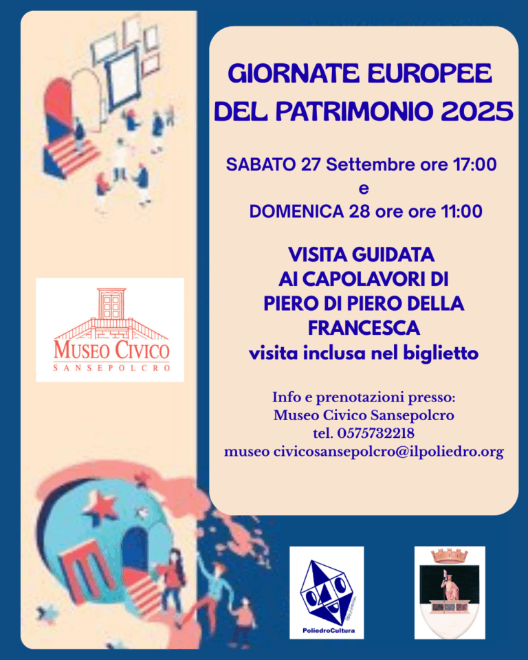 Sansepolcro celebra le Giornate Europee del Patrimonio con due visite guidate al Museo Civico