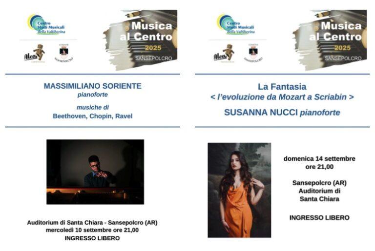 Musica al Centro: due giovani pianisti biturgensi protagonisti
