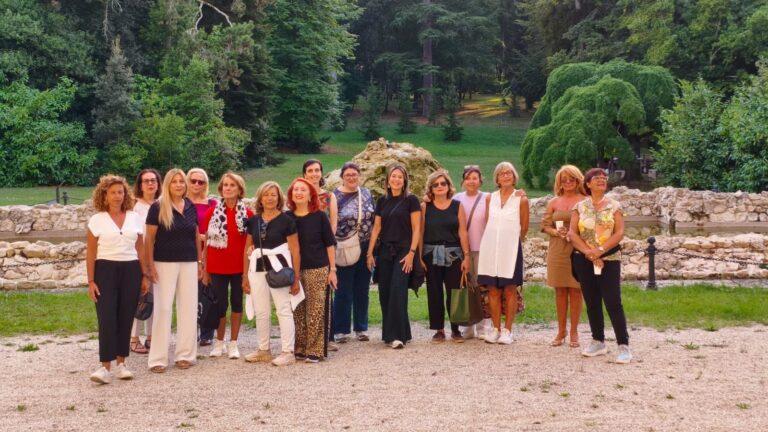 Inner Wheel Club a Villa Montesca: visita ai restauri e dono di una ninfea alla Vasca Fontana