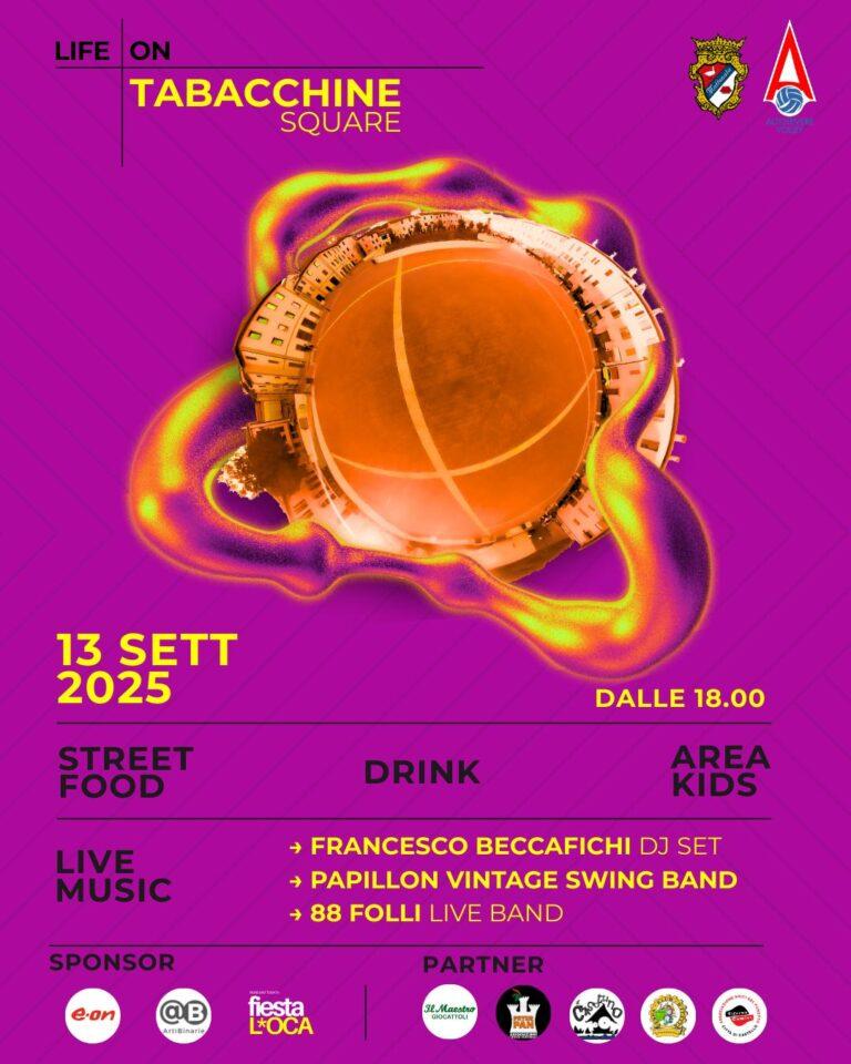 Piazza delle Tabacchine ospita la festa della Mattonata: musica, cibo e sport