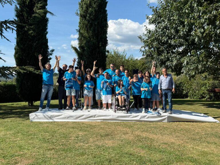Festa di inizio anno sportivo per il Baskin Tiferno: un canestro di amicizia