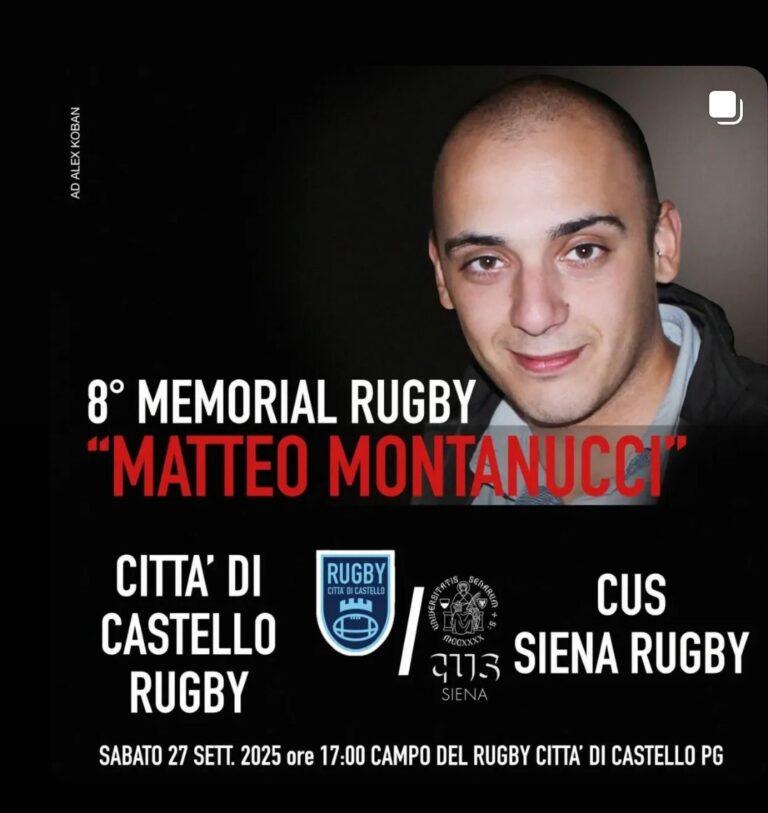 Rugby e solidarietà: il Memorial “Matteo Montanucci” unisce sport e valori”