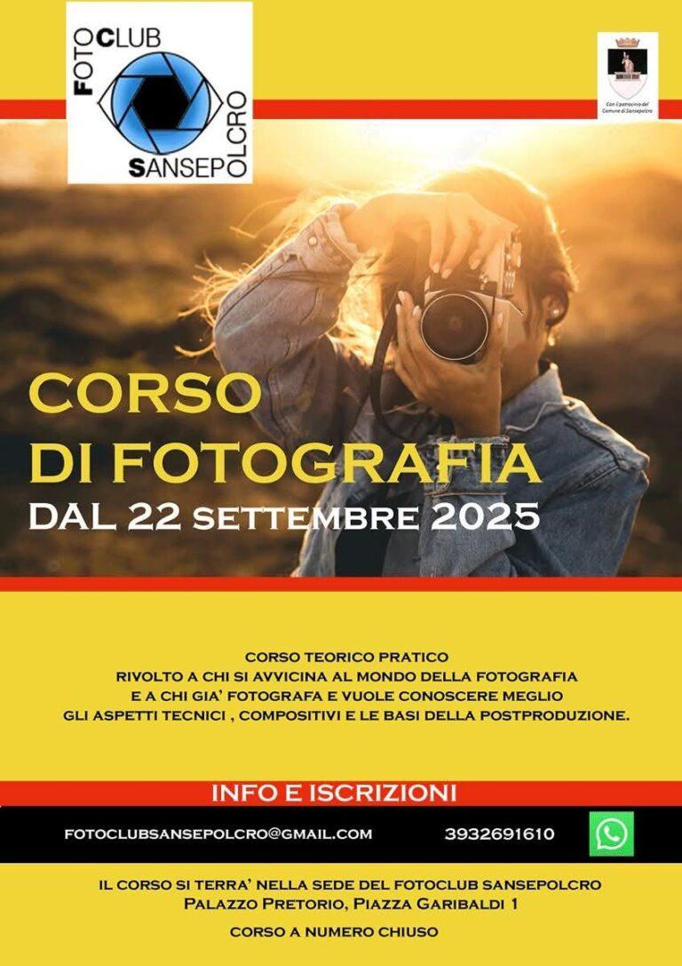 Fotografia, arte e tecnica: corso teorico-pratico a Sansepolcro