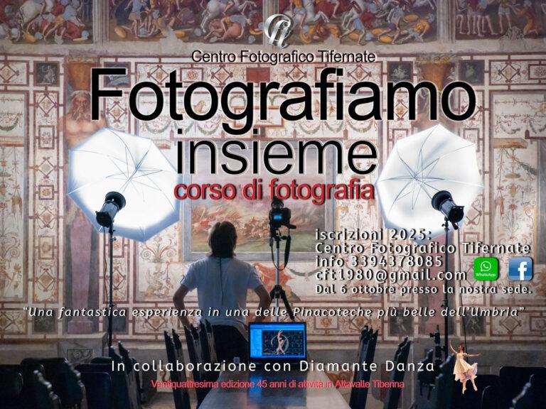Dal 6 ottobre nei locali della sede del Centro Fotografico il ventiquattresimo corso “Fotografiamo insieme 2025”