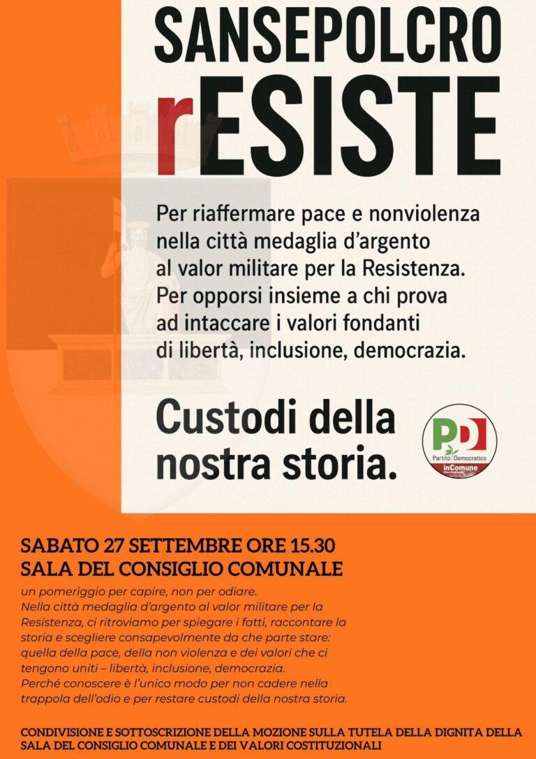 Sansepolcro rESISTE: un pomeriggio per riaffermare pace, libertà e democrazia