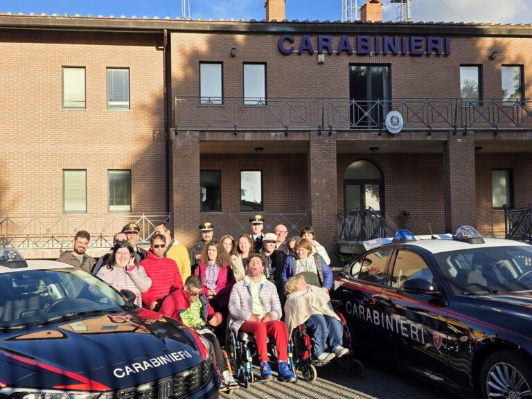 Città della Pieve: cultura della legalità e inclusione sociale, l’Associazione “Durante Dopo di Noi” in visita alla Caserma dei Carabinieri