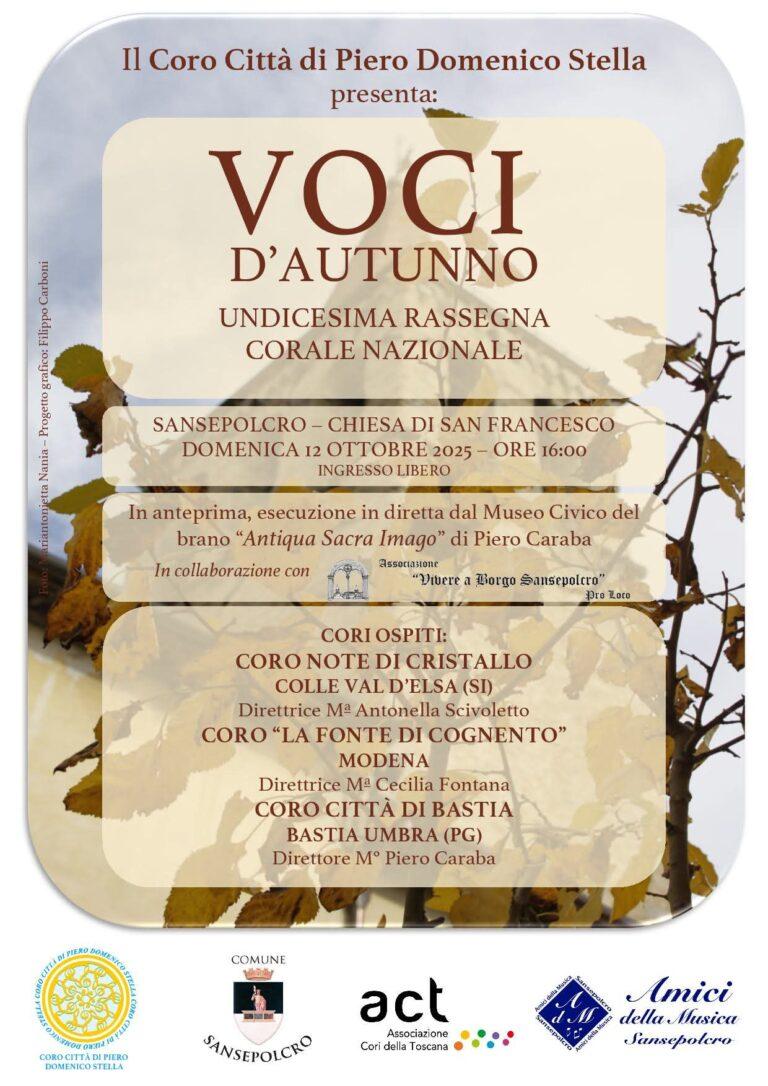 Voci d’autunno a Sansepolcro: arte e musica in un evento di coralità