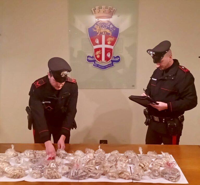Operazione dei Carabinieri a Perugia, sequestrato ingente quantitativo di sostanza stupefacente