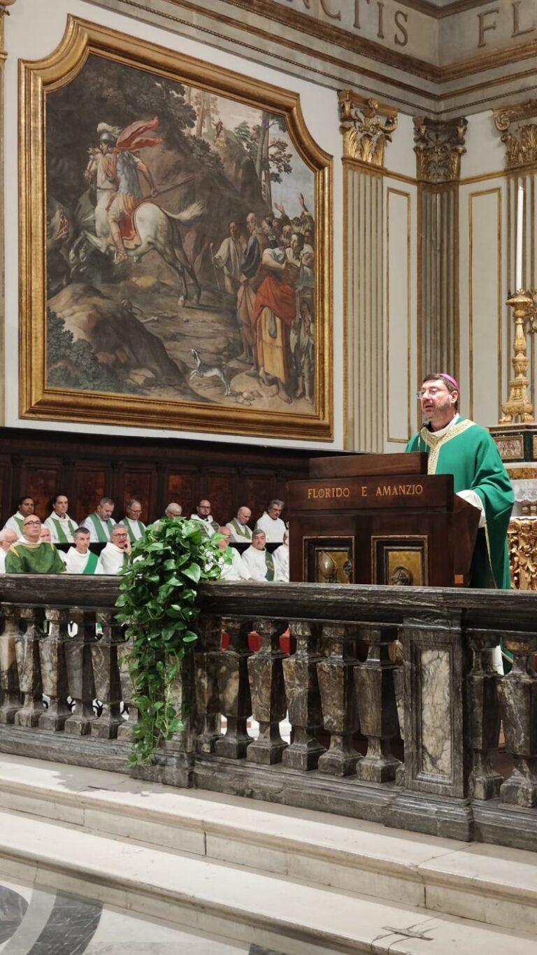 Città di Castello: il vescovo Luciano celebra i trent’anni anni di sacerdozio