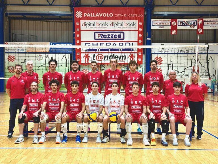 Pallavolo serie C/M: Città di Castello, bella e sofferta vittoria in trasferta a Monteluce