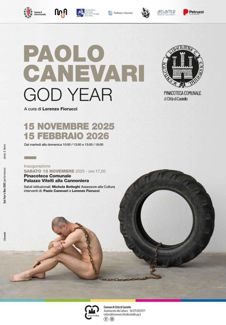 Paolo Canevari: God Year. A cura di Lorenzo Fiorucci, Città di Castello Pinacoteca Palazzo Vitelli 15 novembre 2025 – 15 febbraio 2026