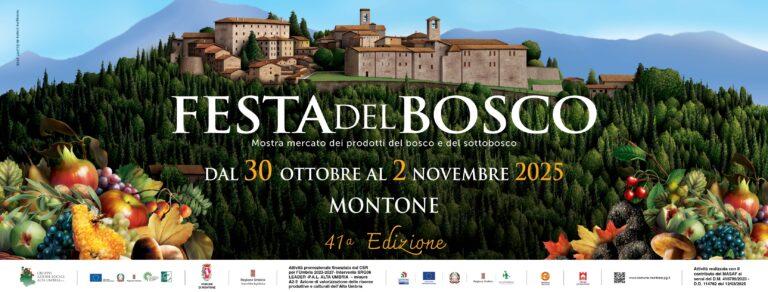 Festa del Bosco 2025 a Montone: 41ª Mostra Mercato dei Prodotti del Bosco e Sottobosco