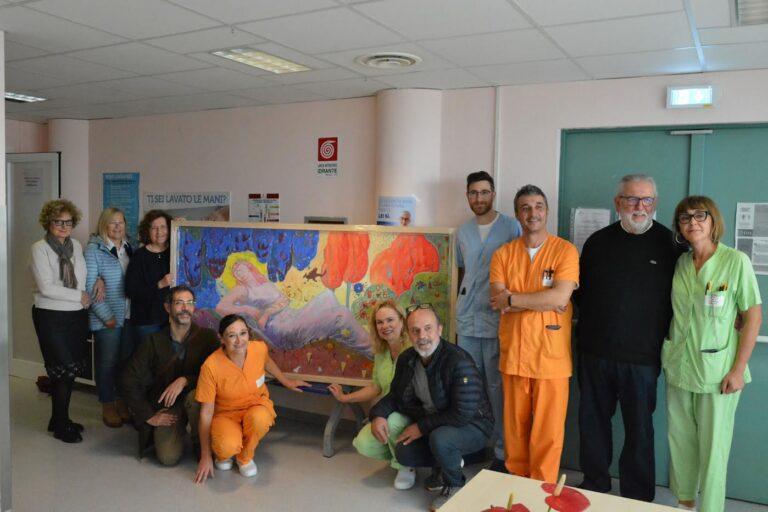 Usl Umbria 1, donata opera d’arte per l’Ospedale di Comunità di Città di Castello
