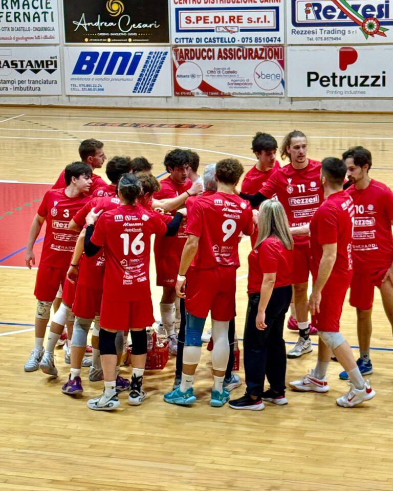 Pallavolo serie C/M: Città di Castello mette la quarta, per Orvieto nulla da fare al PalaJoan