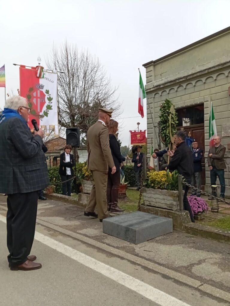 Lo scorso primo novembre a Sansecondo la cerimonia caduti militari e civili di tutte le guerre