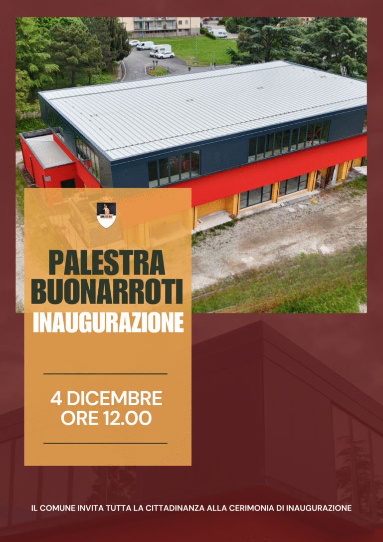Sansepolcro, il 4 dicembre inaugurazione della nuova palestra Buonarroti: un investimento per la comunità