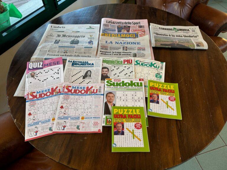 “Edicola alla residenza protetta”, primo progetto in Italia riservato agli ospiti, anziani e adulti della Asp (Azienda dei Servizi alla Persona) “Muzi Betti”