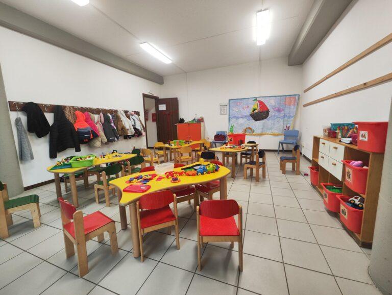 I bambini della Scuola dell’infanzia di Montedoro di nuovo in classe: dopo la chiusura per Legionella, l’attività riprende nelle sale della parrocchia della Madonna del Latte