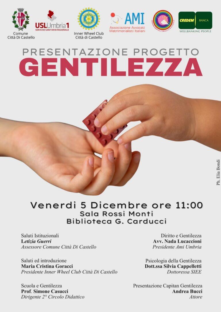 Inner Wheel Club Città di Castello presenta «Progetto Gentilezza»