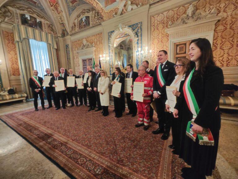 Franca Pettinari, per tutti la maestra Franca, insignita dell’onorificenza di Cavaliere al Merito della Repubblica