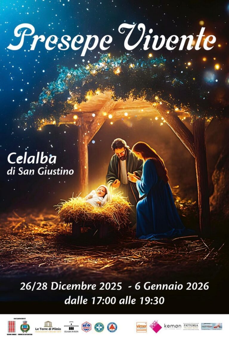 Presepe vivente di Celalba, oltre 80 figuranti e 30 scene per l’edizione 2025