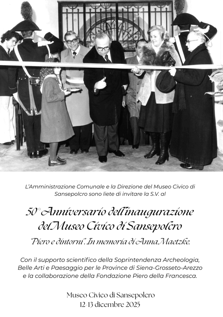 Sansepolcro celebra i 50 anni del Museo Civico: due giornate dedicate a Piero della Francesca, alla storia e alla tutela del patrimonio culturale
