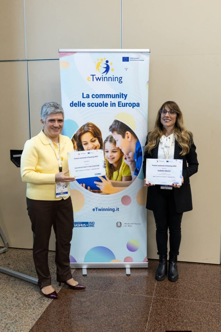 Il Secondo Circolo di Umbertide ha ottenuto il prestigioso Premio Nazionale eTwinning 2025