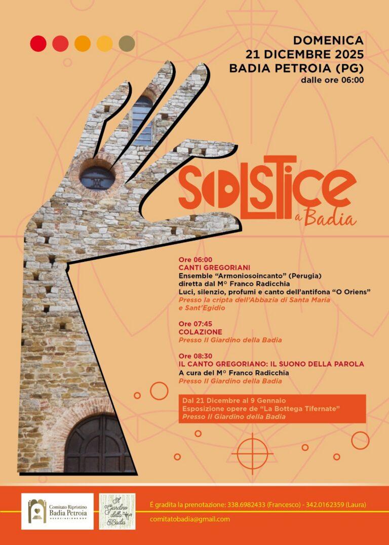 Solstice in Cripta: canti e magia all’alba a Badia Petroia