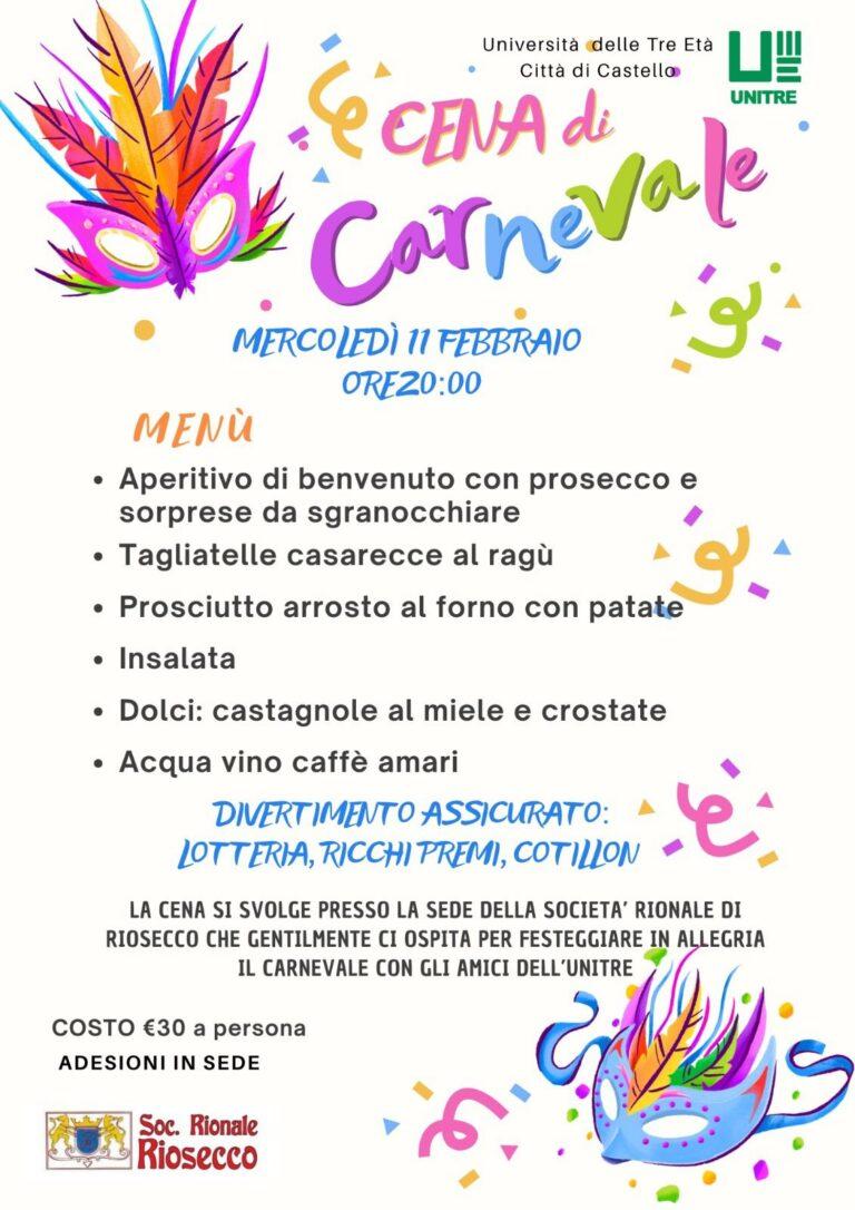 UNITRE di Città di Castello: tante proposte per la prossima settimana