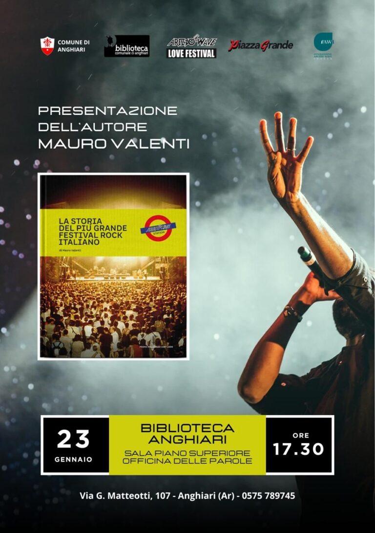 Arezzo Wave: la storia del Festival raccontata da Mauro Valenti. Presentazione del libro “Arezzo Wave – La storia del più grande Festival Rock italiano” ad Anghiari venerdì 23 gennaio