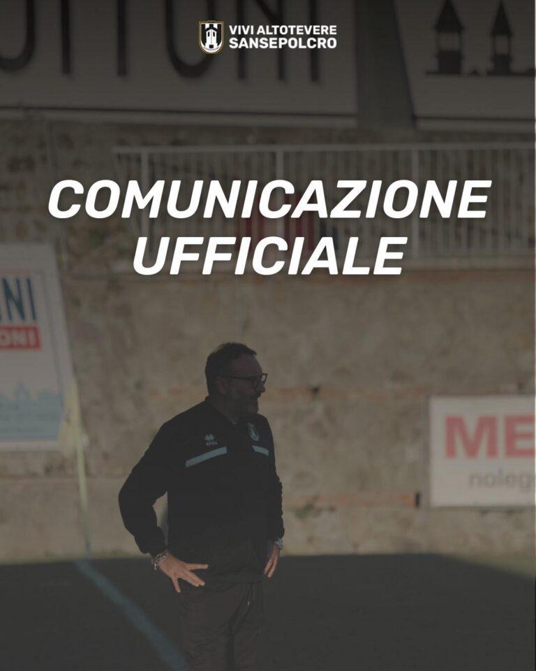 Calcio – Sansepolcro, Ciampelli non è più l’allenatore del Vivi Altotevere
