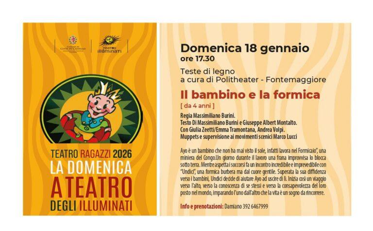 Teatro a Km0 e Teatro Ragazzi 2026: partono gli spettacoli