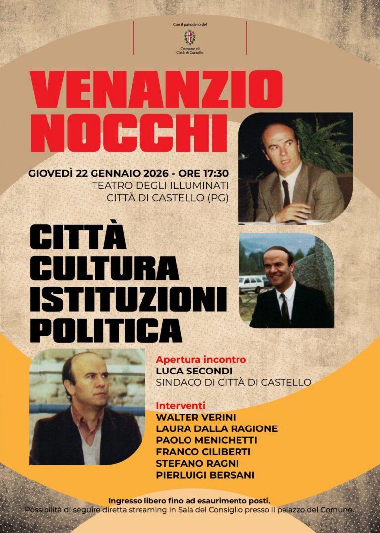 Città di Castello ricorda Venanzio Nocchi: un tributo alla sua vita e al suo impegno