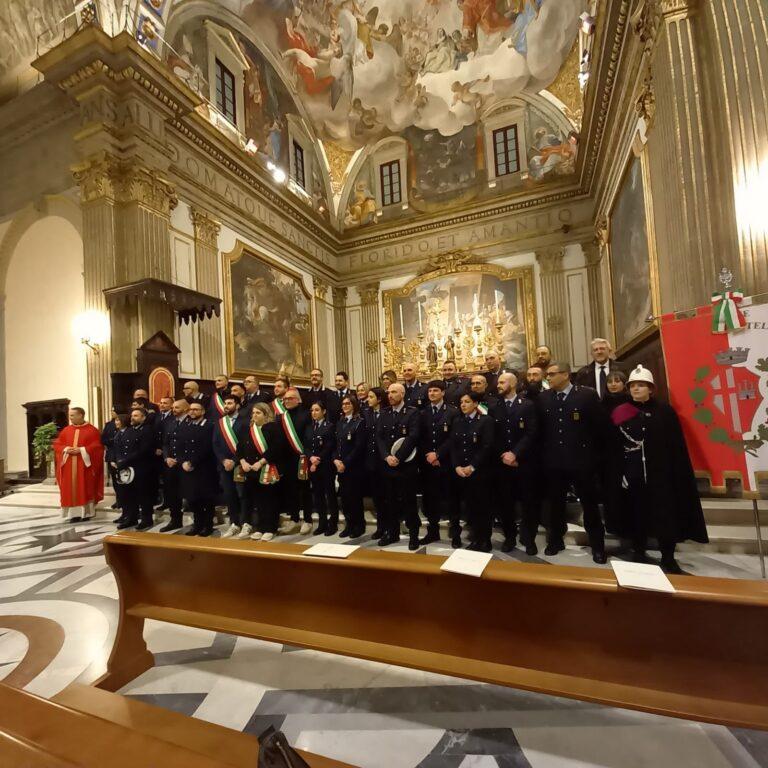 San Sebastiano, patrono della polizia locale e di coloro che si occupano della sicurezza urbana delle città, celebrato ieri a Città di Castello