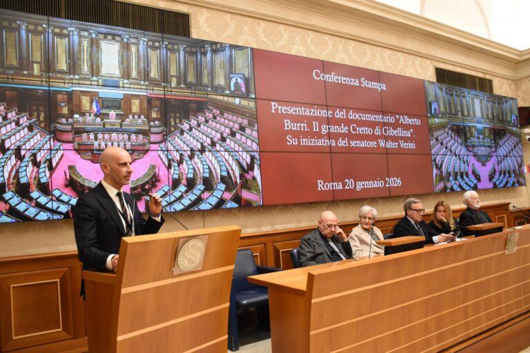 Il Grande Cretto di Burri in Senato: “Un’opera da tutelare e valorizzare”