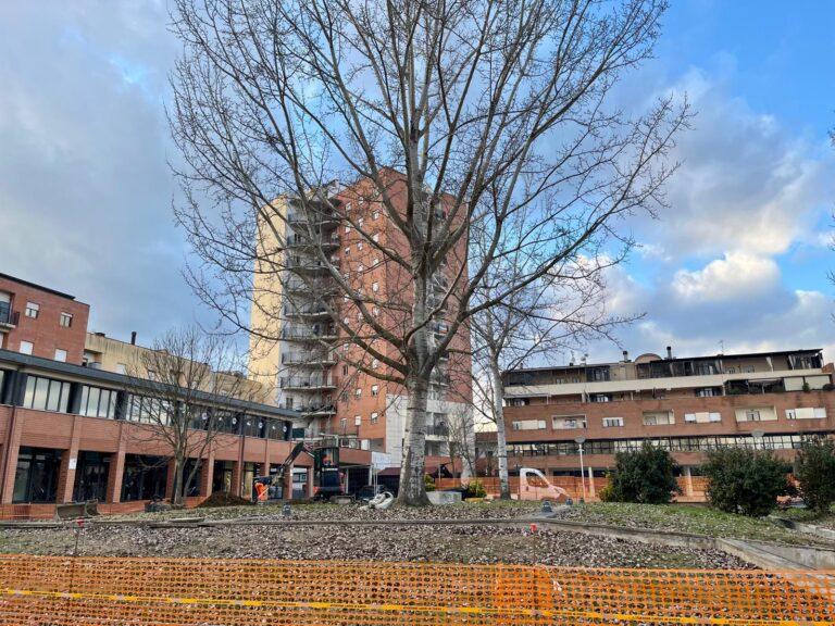 Umbertide, Piazza Michelangelo cambia volto: iniziati i lavori di riqualificazione