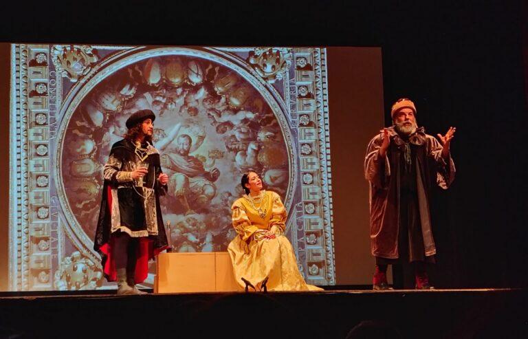 Anghiari, teatro gremito per “Cosimo I e Vasari, l’idea di Toscana”