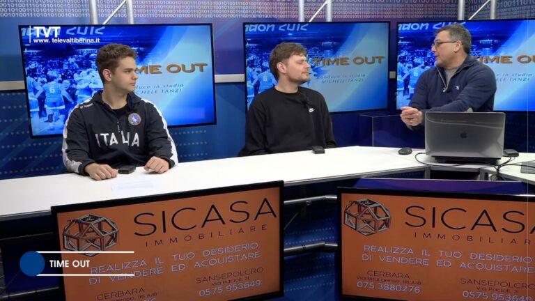 A Time Out Braccalenti e Zacchigna della Dukes Basket Sansepolcro