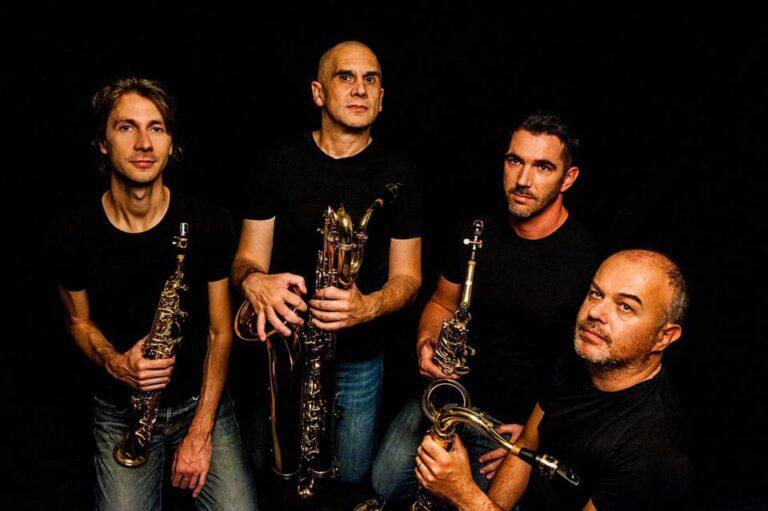 Città di Castello, doppio quartetto di sassofoni per “Gli Arnesi della Musica”: in scena le Otto Stagioni