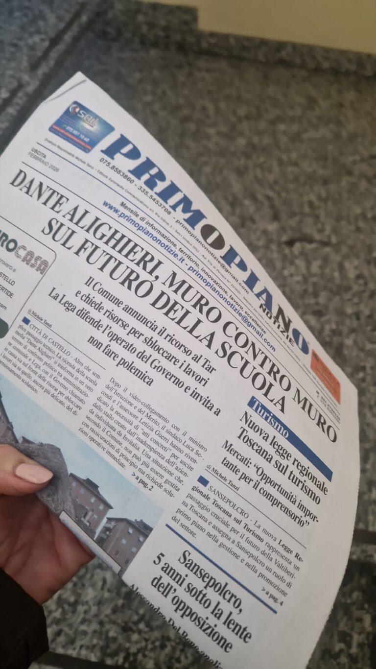 Primo Piano amplia la propria offerta: da domani l’edizione cartacea nei locali pubblici di Valtiberina e Altotevere