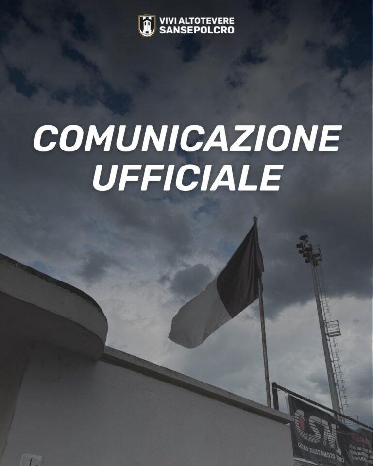 Calcio, Vivi Altotevere Sansepolcro, comunicazione ufficiale: “Impegno e sostenibilità oltre i risultati”
