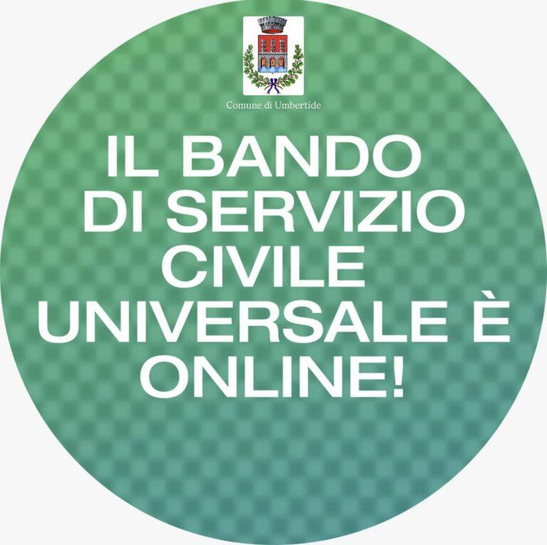 Servizio Civile Universale: 5 posti al Comune di Umbertide nel progetto “Me ne importa 2026”